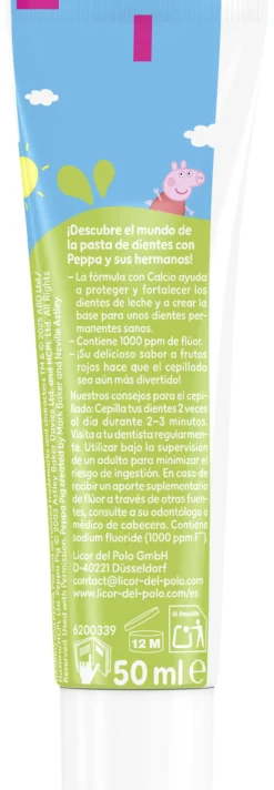 Peppa Pig Dentífrico Anticáries