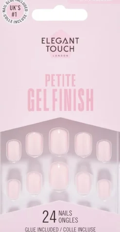 Petite Gel Finish Cherry Blossom Unhas Postiças