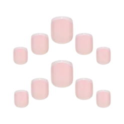 Petite Gel Finish French 154 Unhas Postiças