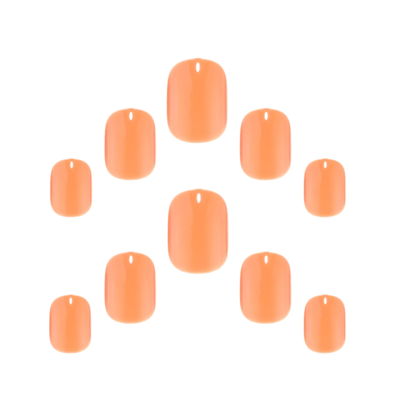 Petite Gel Finish Tulip Sunrise Unhas Postiças