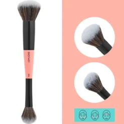 Pincel Duplo para Blush Creme e Iluminador Duo Twist DT4