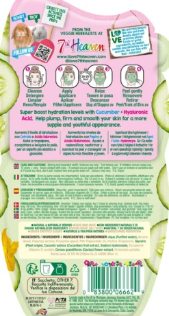 Plump and Firm Máscara Peel-Off com Pepino e Ácido Hialurónico