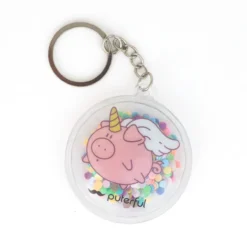 Porta-chaves Glitter Unicórnio
