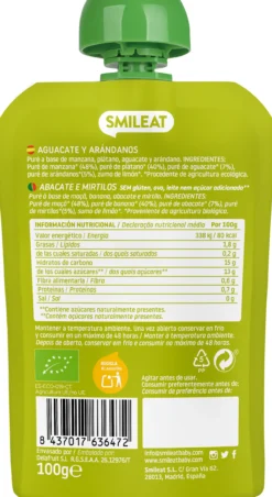 Pouch Abacate e Mirtilo