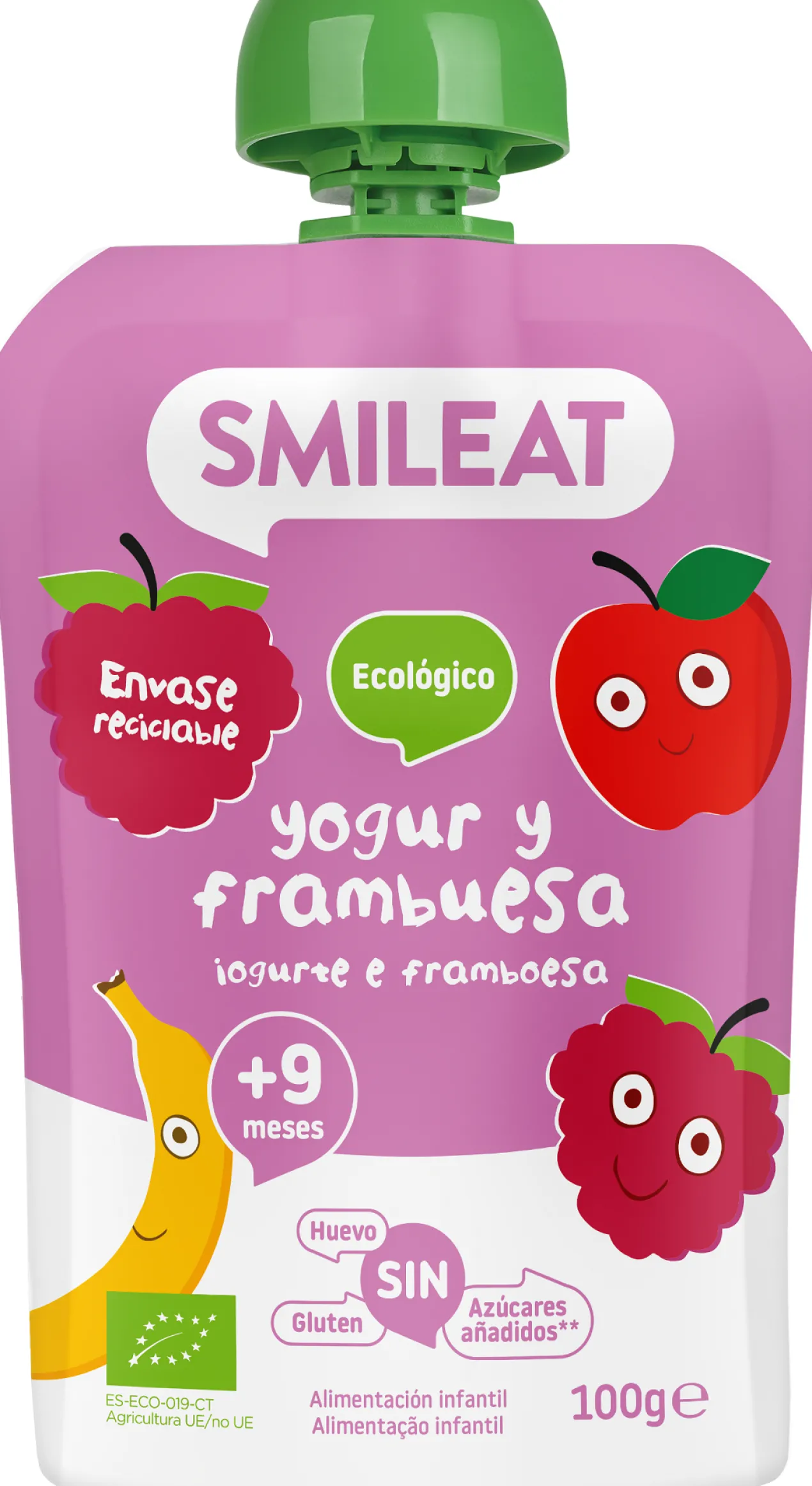 Pouch Iogurte e Framboesa