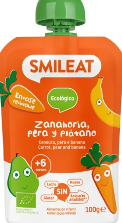 Pouch Pera, Banana e Cenoura