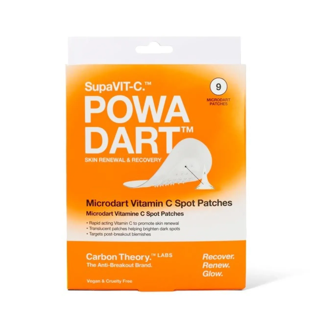 Powa Dart Microdart Patches com Vitamina C