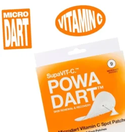 Powa Dart Microdart Patches com Vitamina C