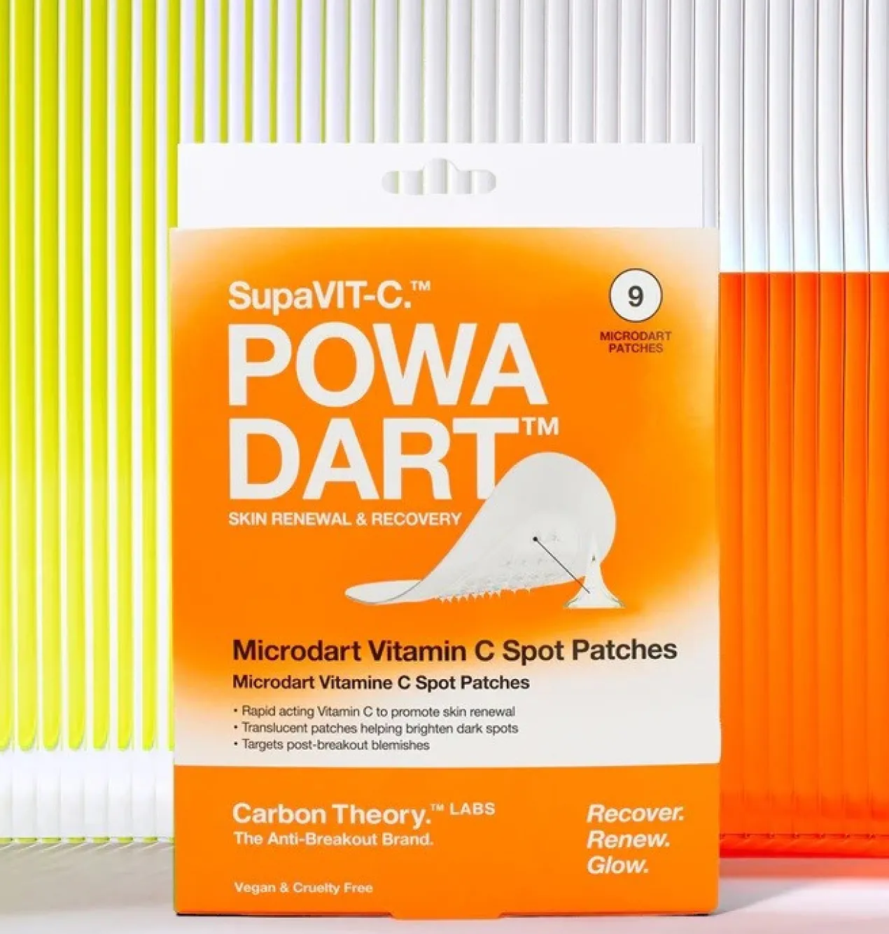 Powa Dart Microdart Patches com Vitamina C