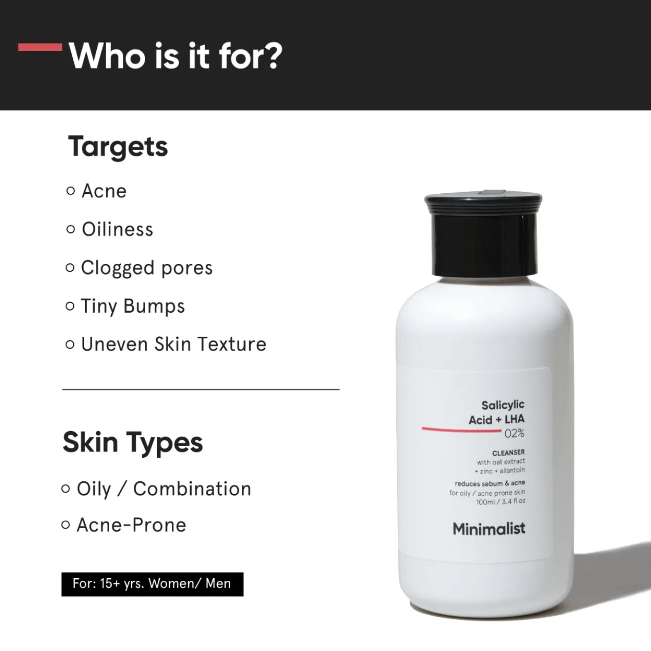 Produto de Limpeza Facial Ácido Salicílico