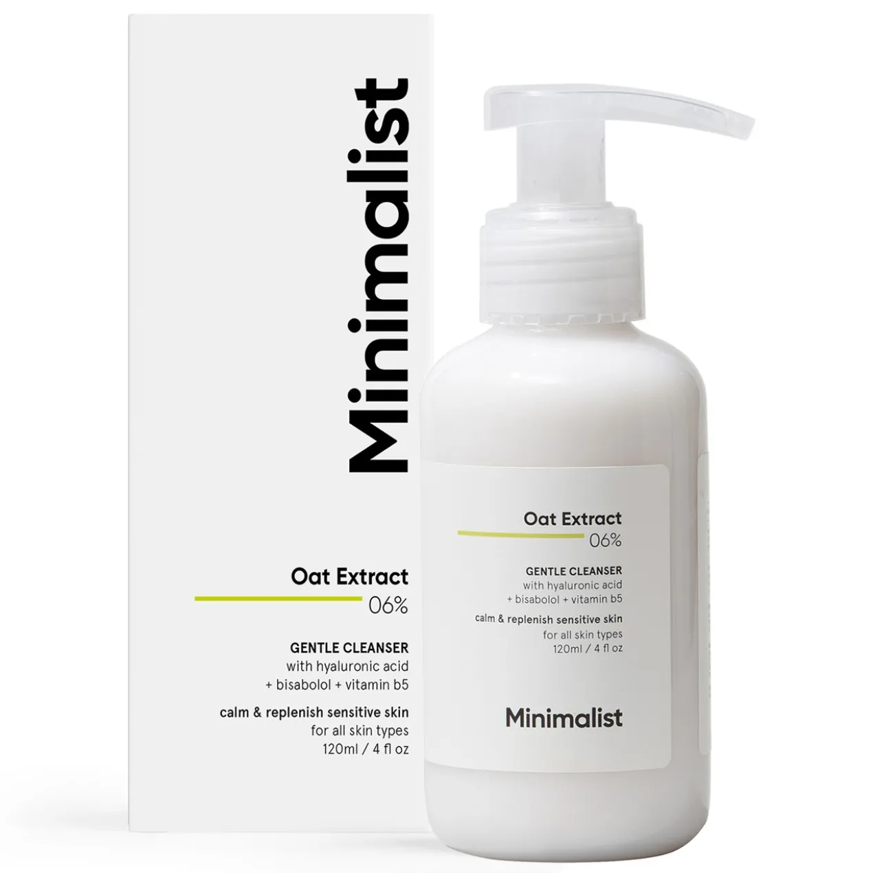 Produto de Limpeza Oat Extract 06%
