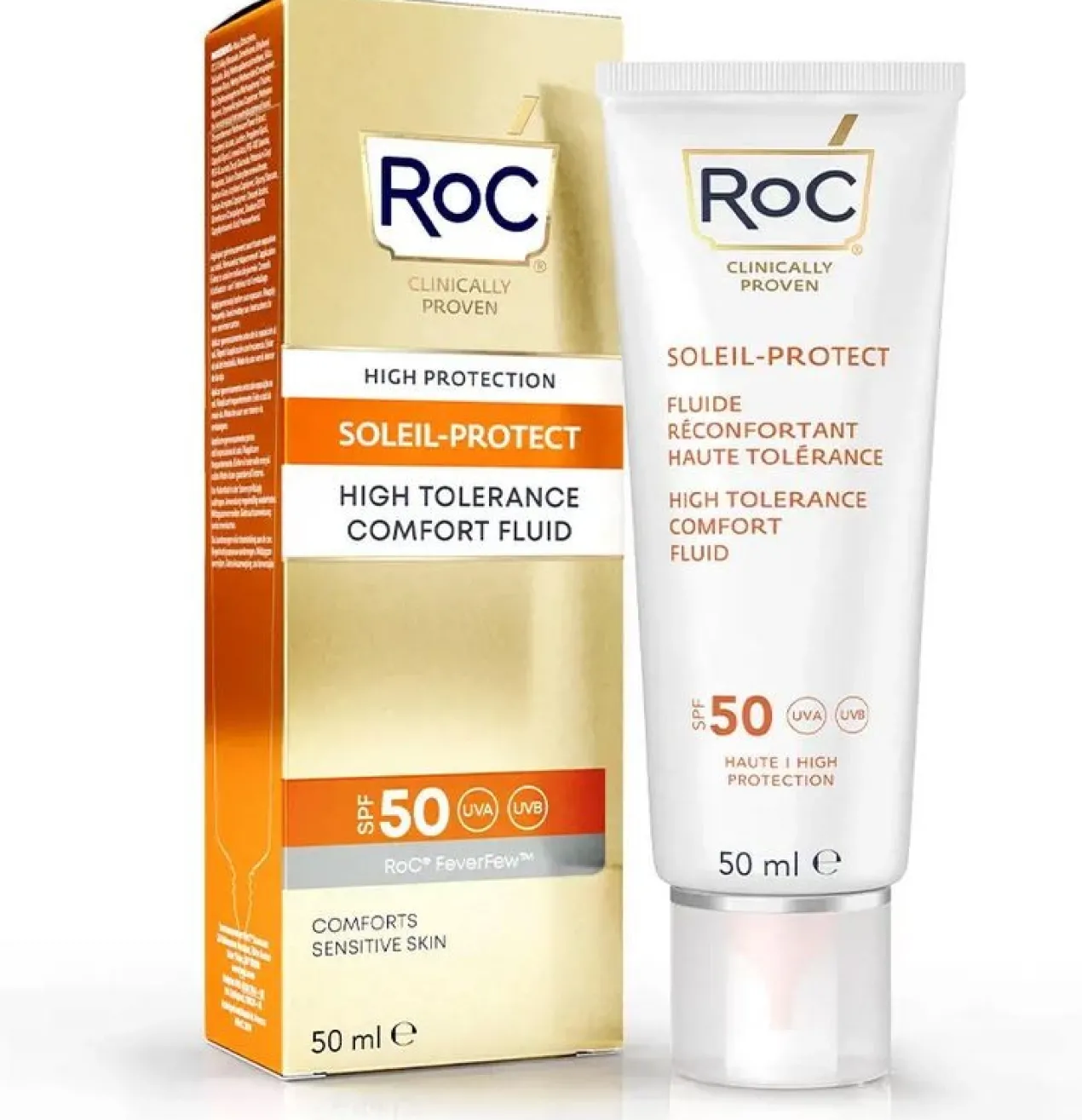 Proteção Solar Facial Alta Tolerância SPF50