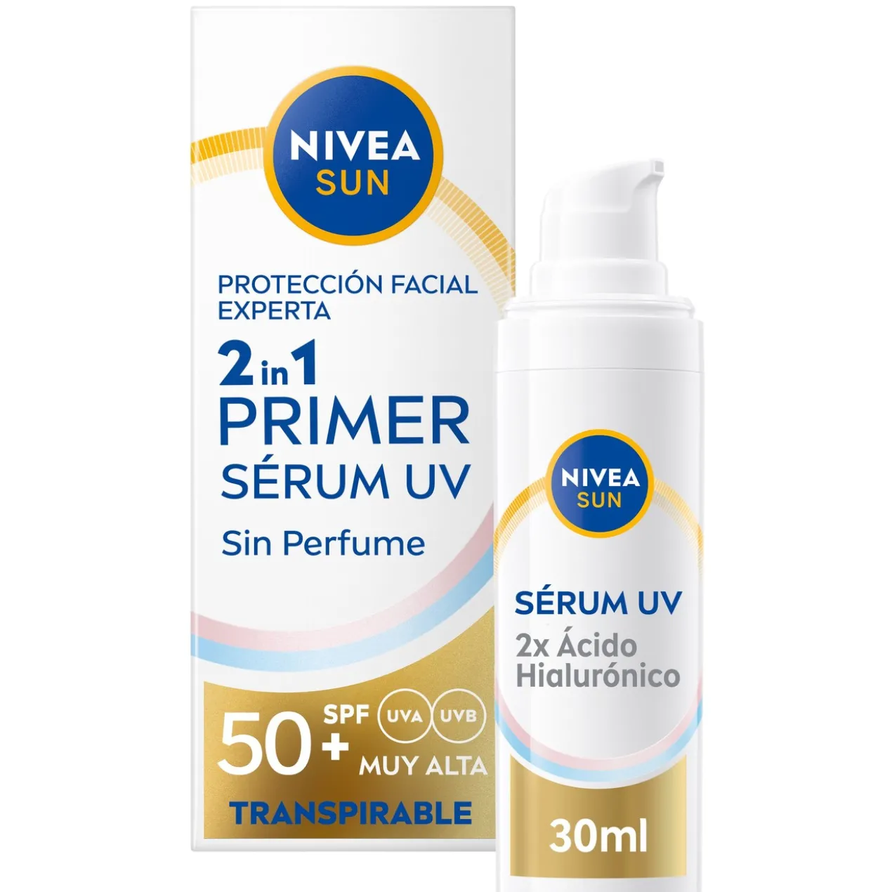 Protetor Facial 2 em 1 Primer Sérum UV Diário SPF 50+