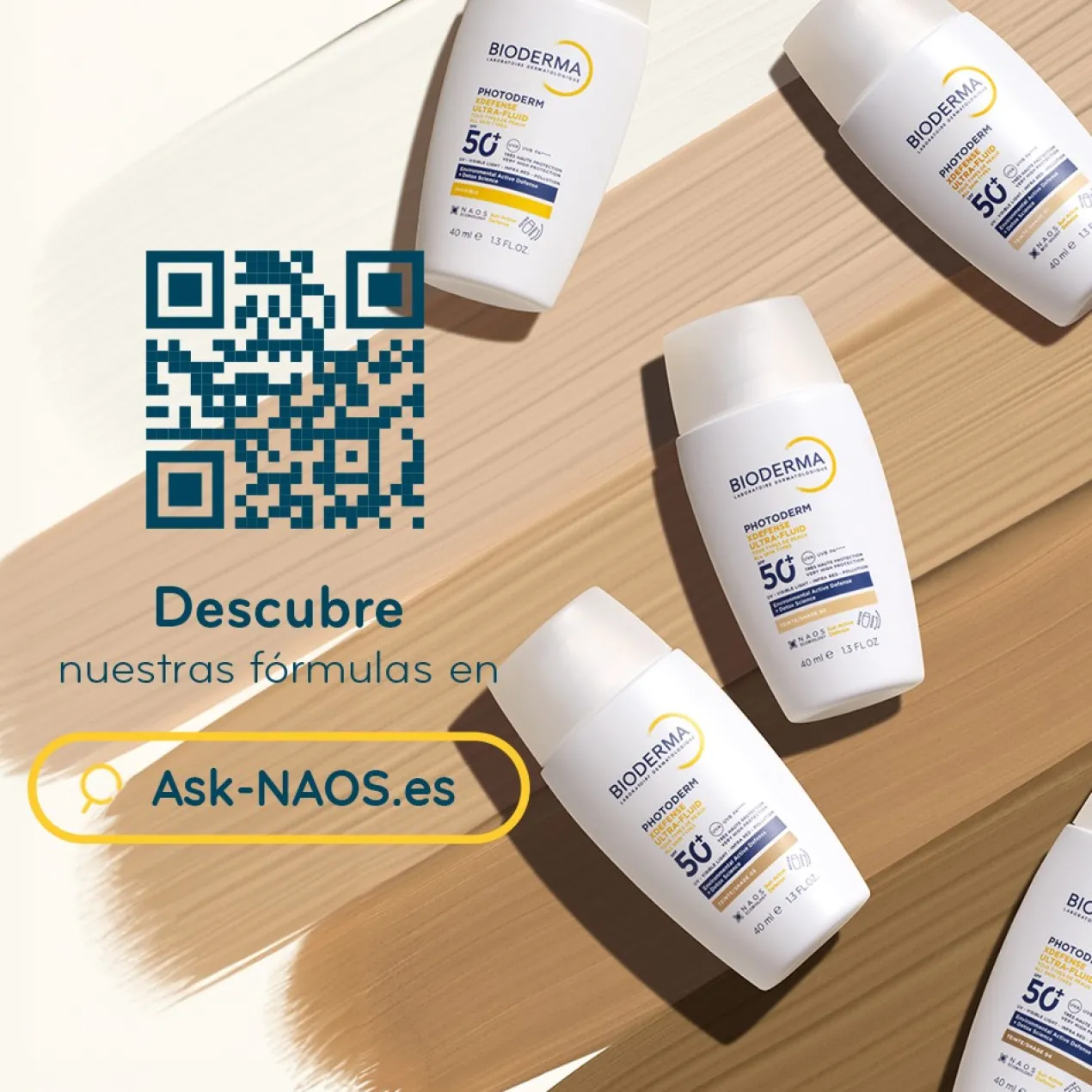 Protetor Solar com Cor Photoderm XDefense Ultra Fluid SPF50+ Tom 03
