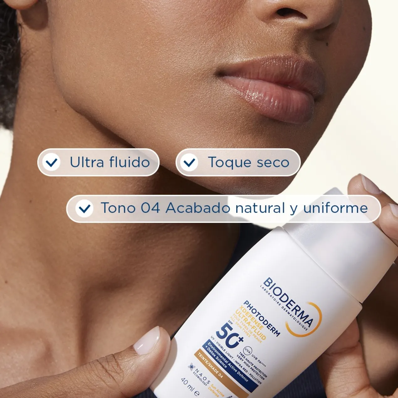 Protetor Solar com Cor Photoderm XDefense Ultra Fluid SPF50+ Tom 04
