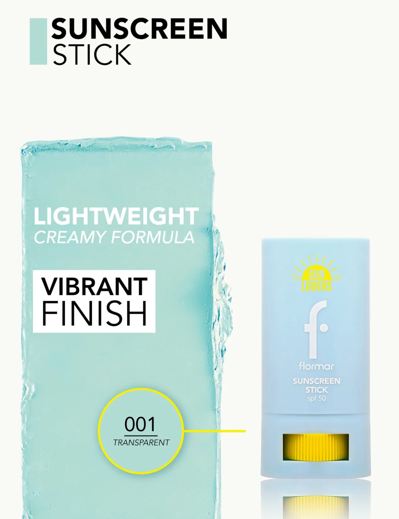 Protetor Solar em Stick SPF50 Sun Lovers