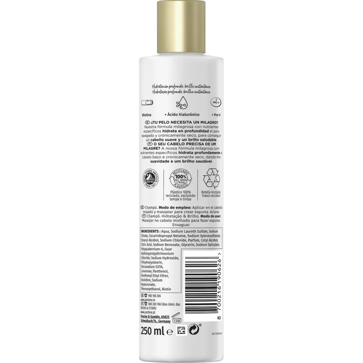 Pro-V Miracles Shampoo Hidratação e Brilho