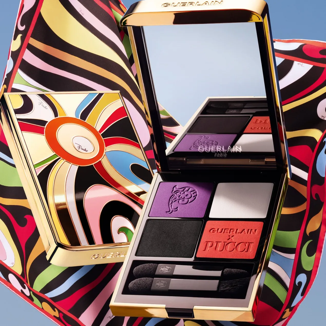 Pucci Ombres G 045 Marmo Vibe Sombras de Olhos em 4 Tons Edição Limitada
