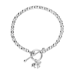 Pulseira Dama de Prata de Lei