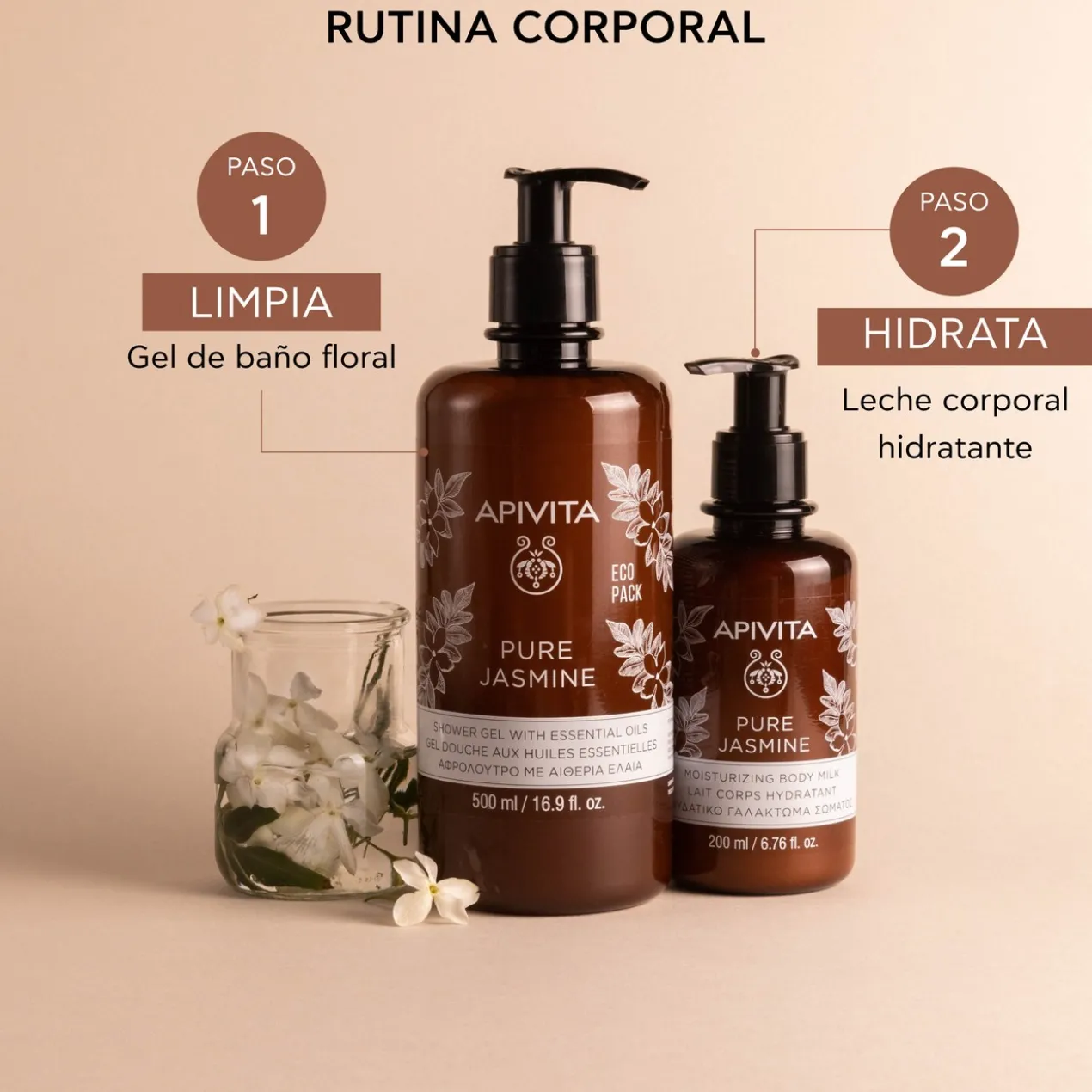 Pure Jasmine Gel de Banho com Óleos Essenciais