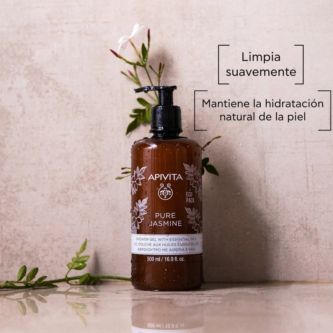 Pure Jasmine Gel de Banho com Óleos Essenciais