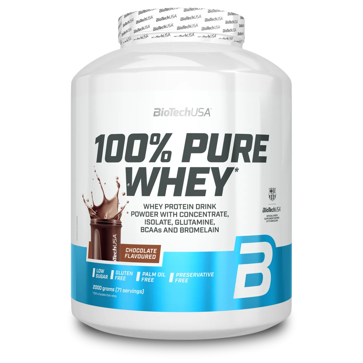 100% Pure Whey Chocolate suplemento alimentar em pó