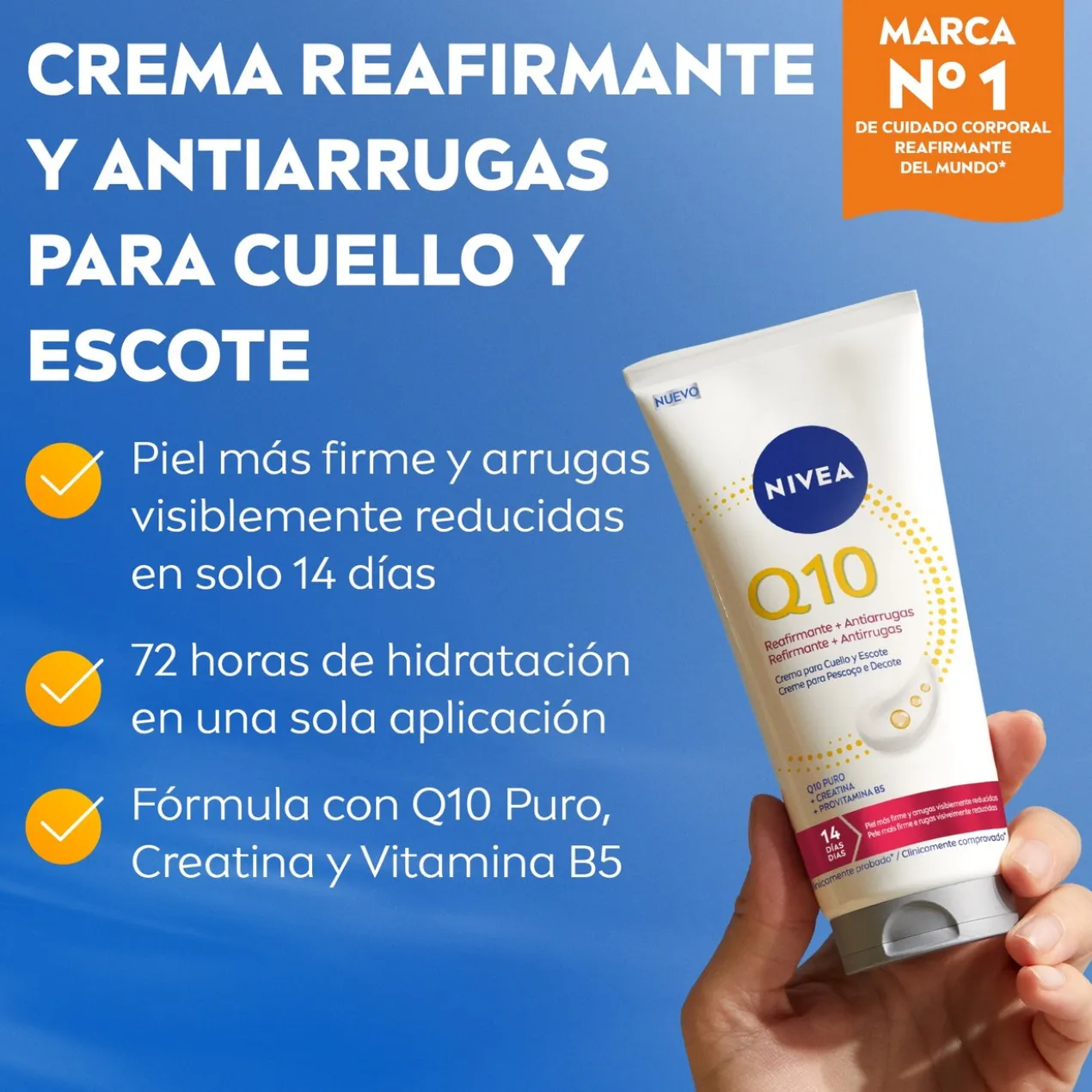Q10 Creme Corporal Antirrugas Pescoço e Decote