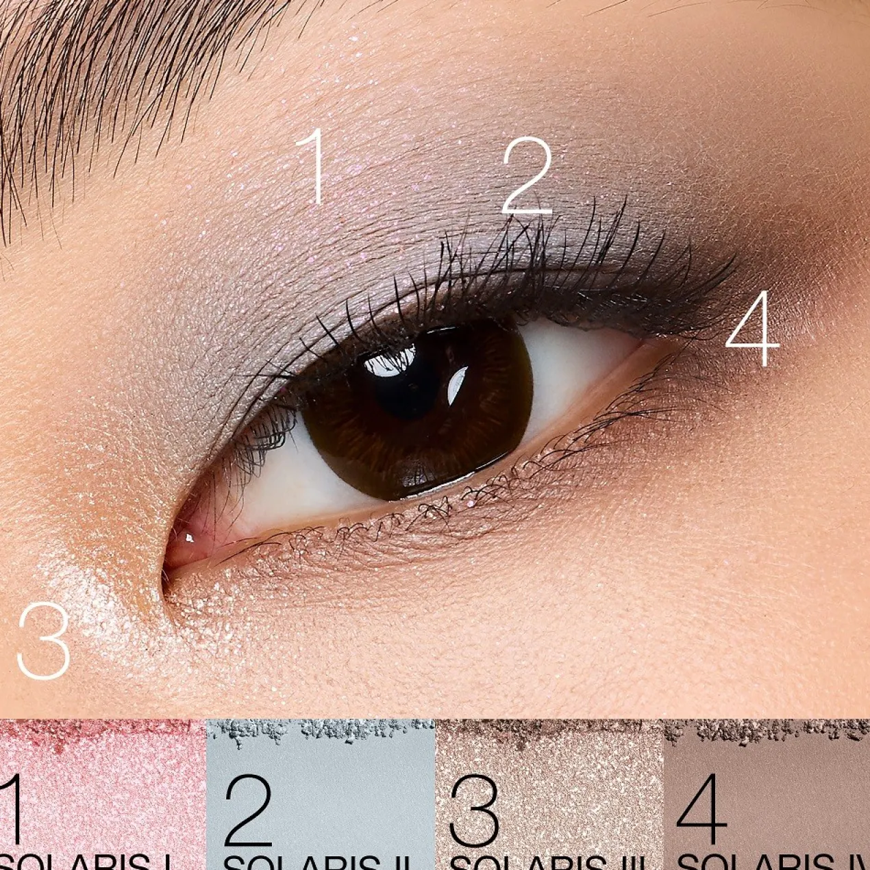 Quad Eyeshadow Paleta de Sombras