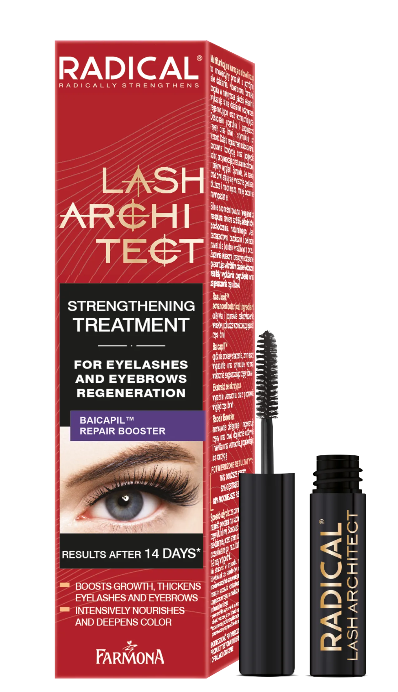 Radical Lash Architect Tratamento Fortalecedor Pestanas e sobracelhas