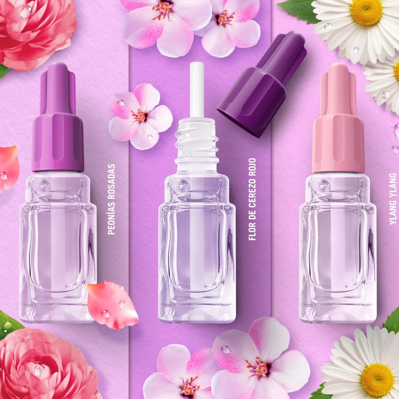 Recarga Ambientador Elétrico Flores Elegantes