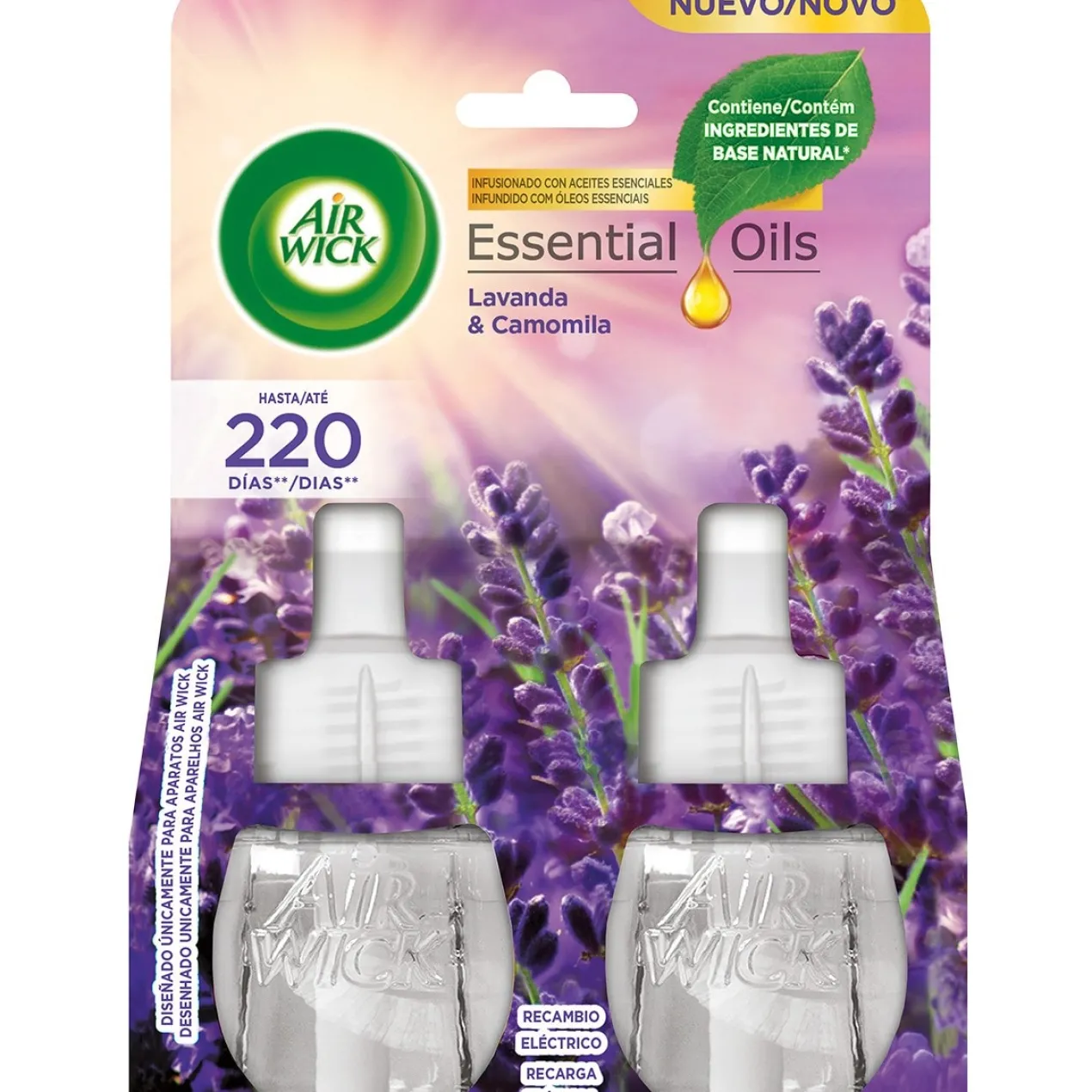 Recarga Elétrica Lavanda Dupla