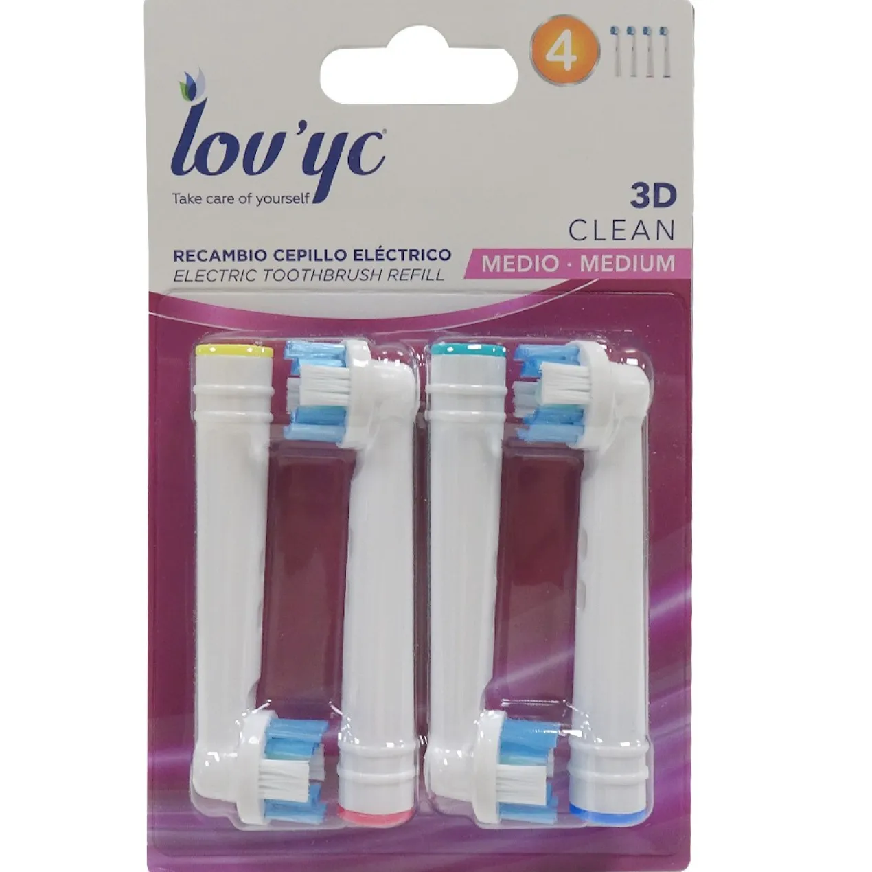 Recarga Escova Elétrica 3D Clean