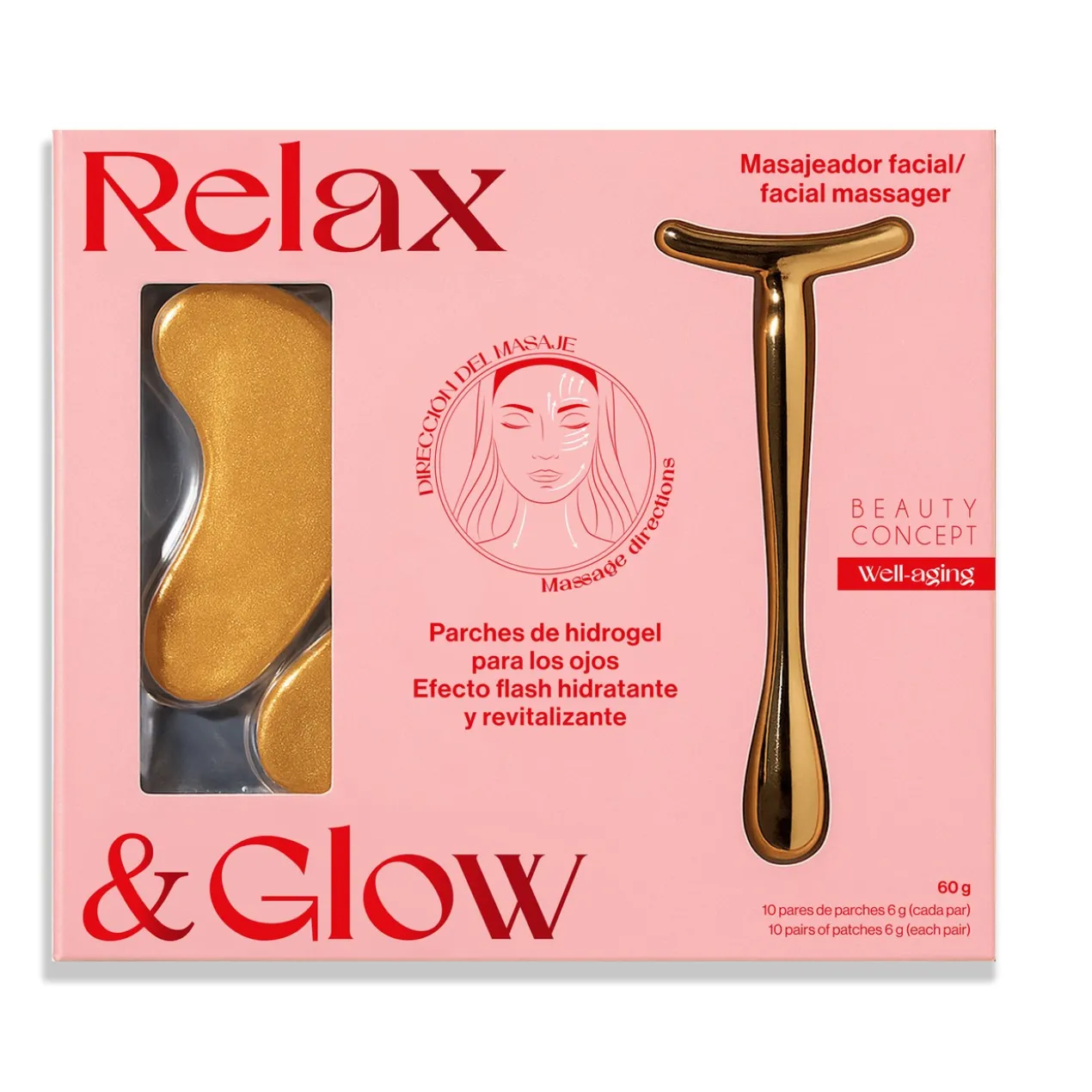 Relax & Go Conjunto Patches e Massajador de Olhos