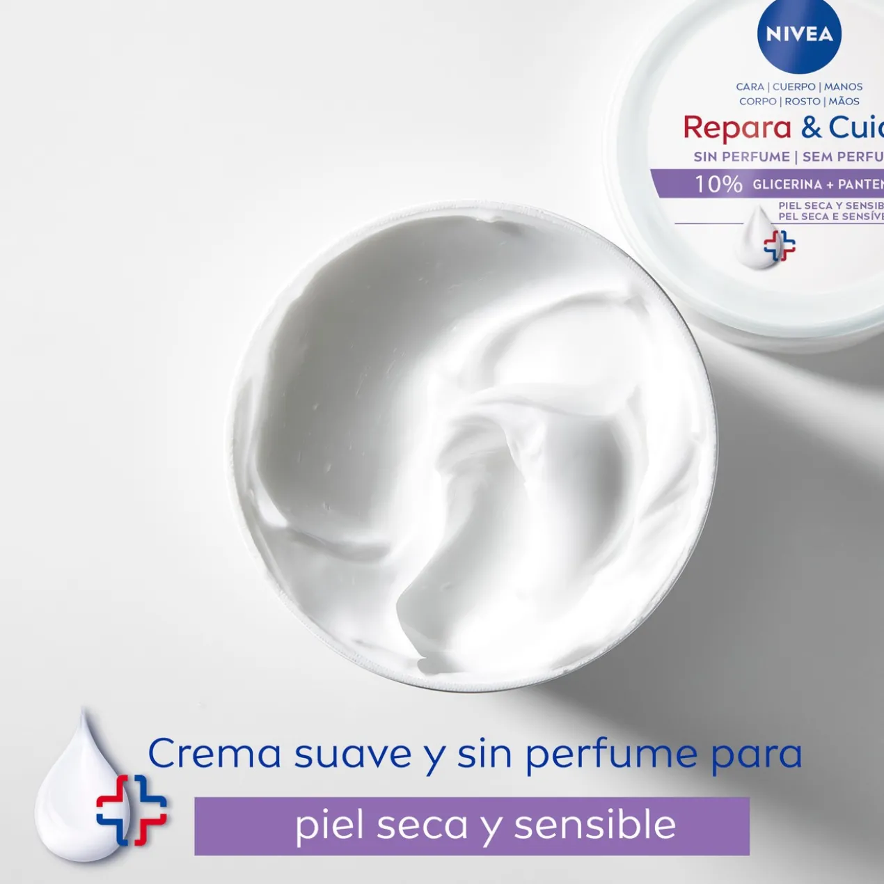 Repair & Care Creme Corporal Hidratante com Glicerina e Pantenol