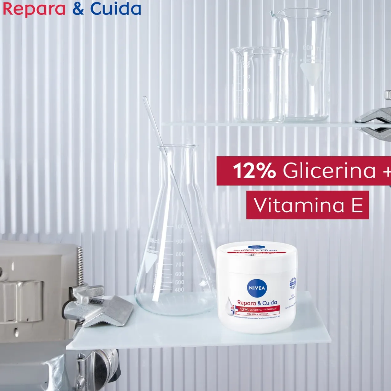 Repara & Cuida Glicerina e Vitamina E Creme Corporal Hidratante