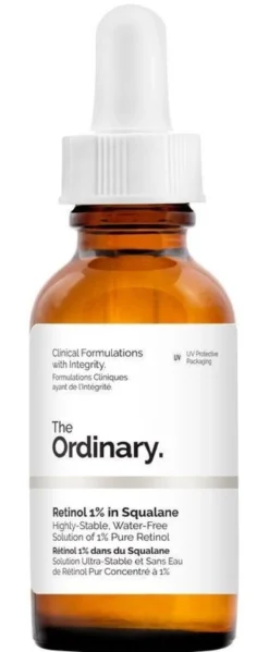 Retinol 1% em Esqualano Sérum Rosto Anti-idade