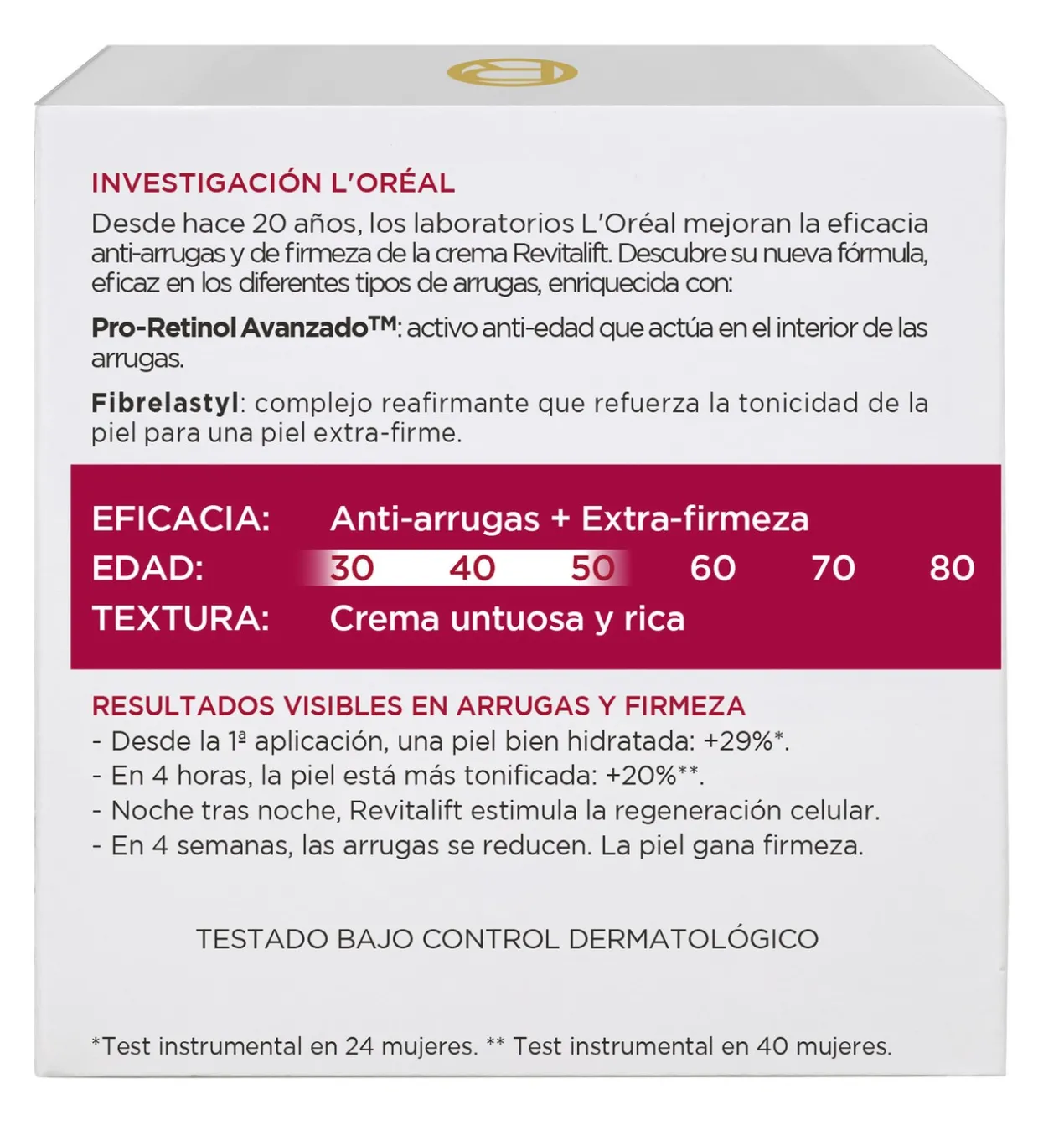 Revitalift Creme de Noite