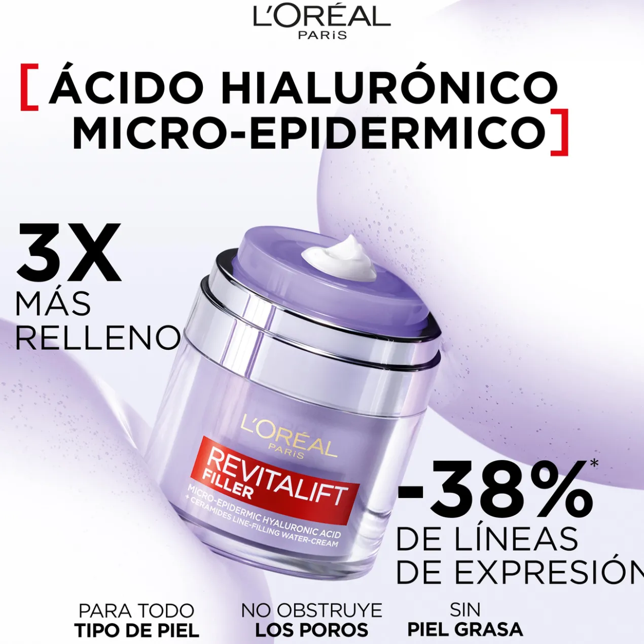 Revitalift Filler Gel Creme Preenchedor com Ácido Hialurónico