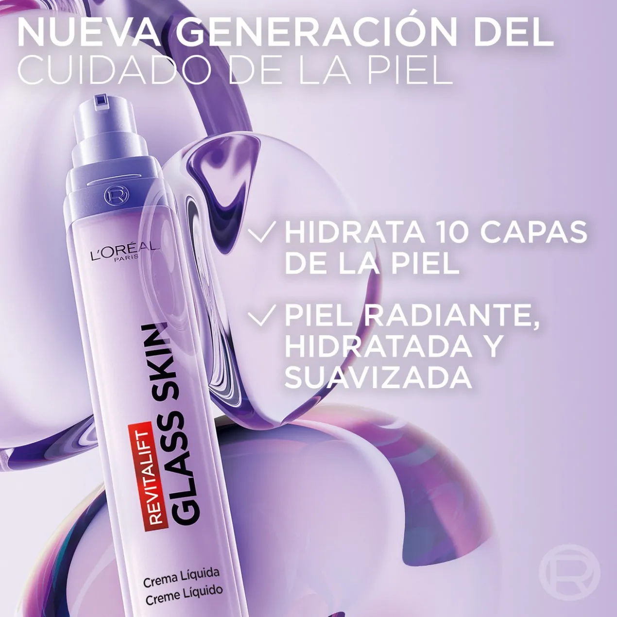 Revitalift Filler Glass Skin Creme Líquido