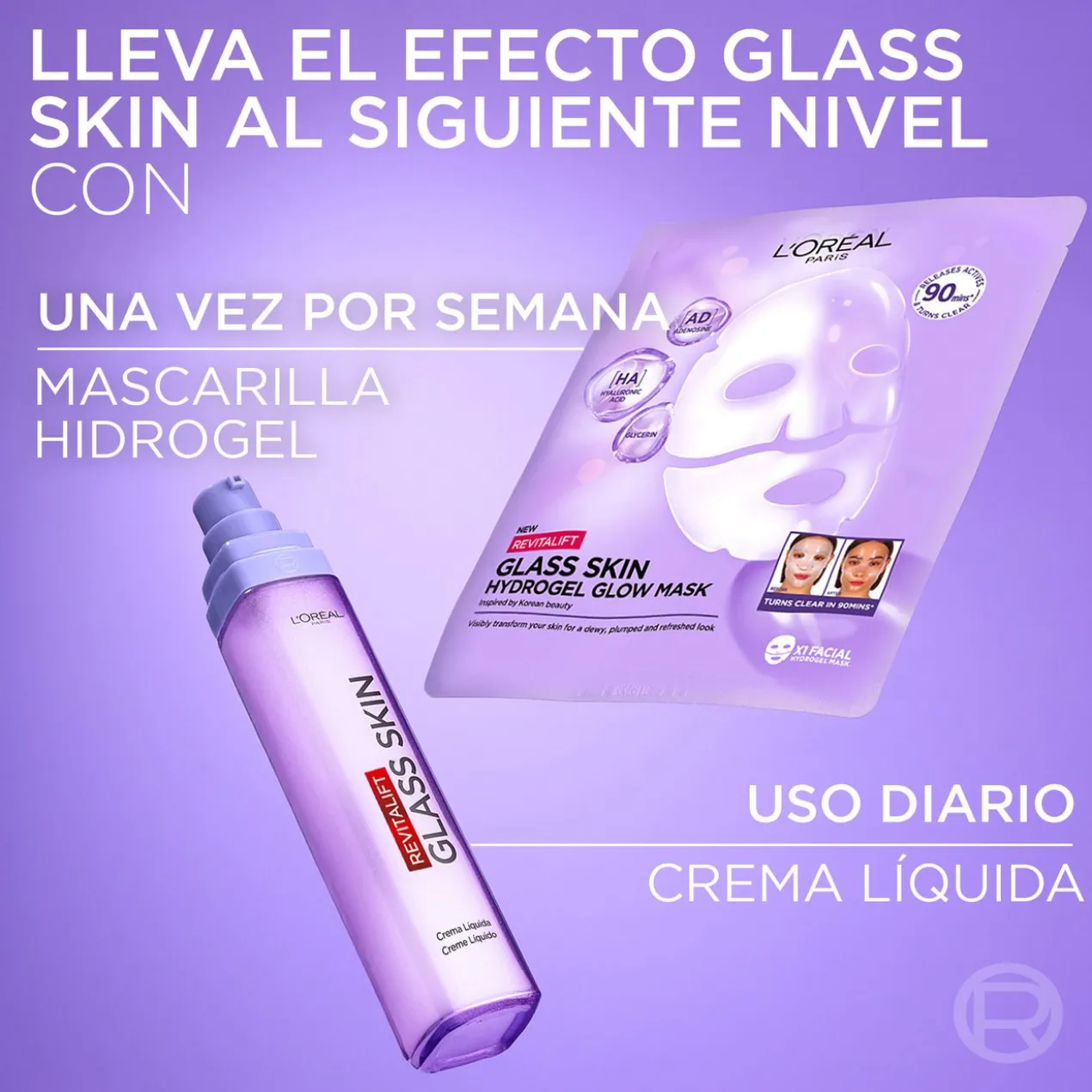 Revitalift Filler Glass Skin Creme Líquido