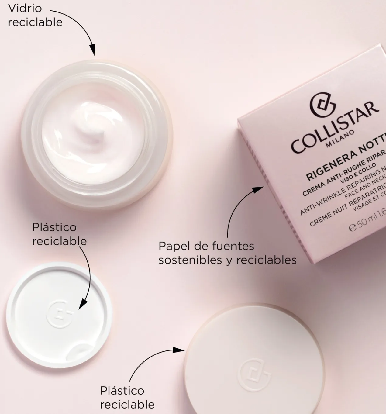Rigenera Creme de Noite Antirrugas para Rosto e Pescoço
