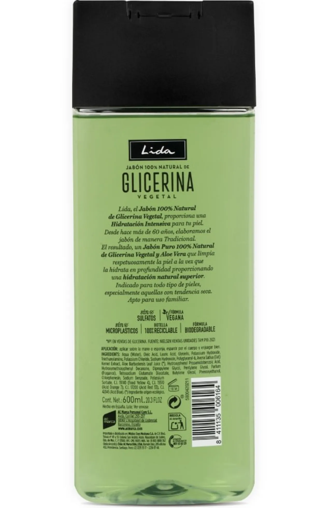 Sabonete Corporal de Glicerina e Aloé Vera
