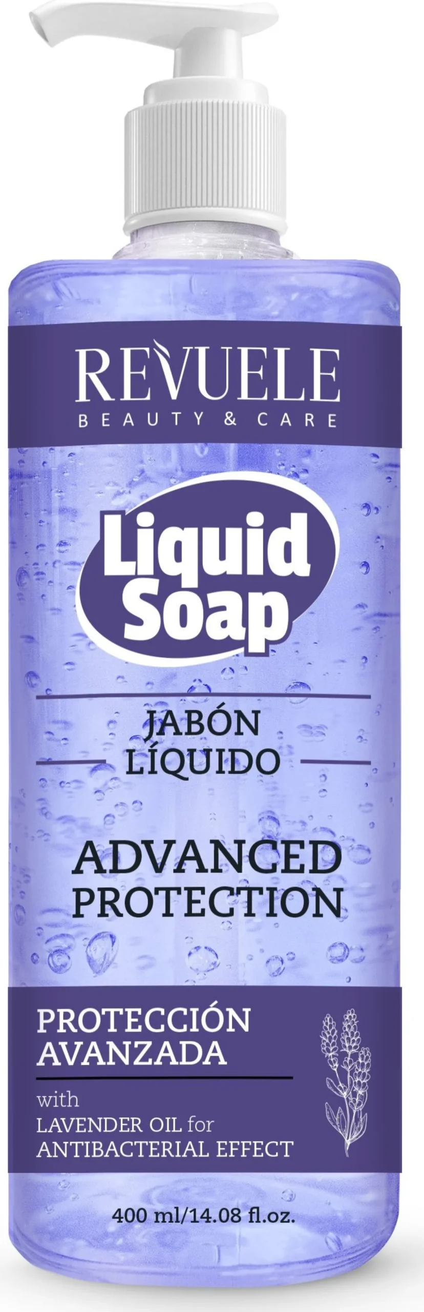 Sabonete líquido antibacteriano com Óleo de Lavanda