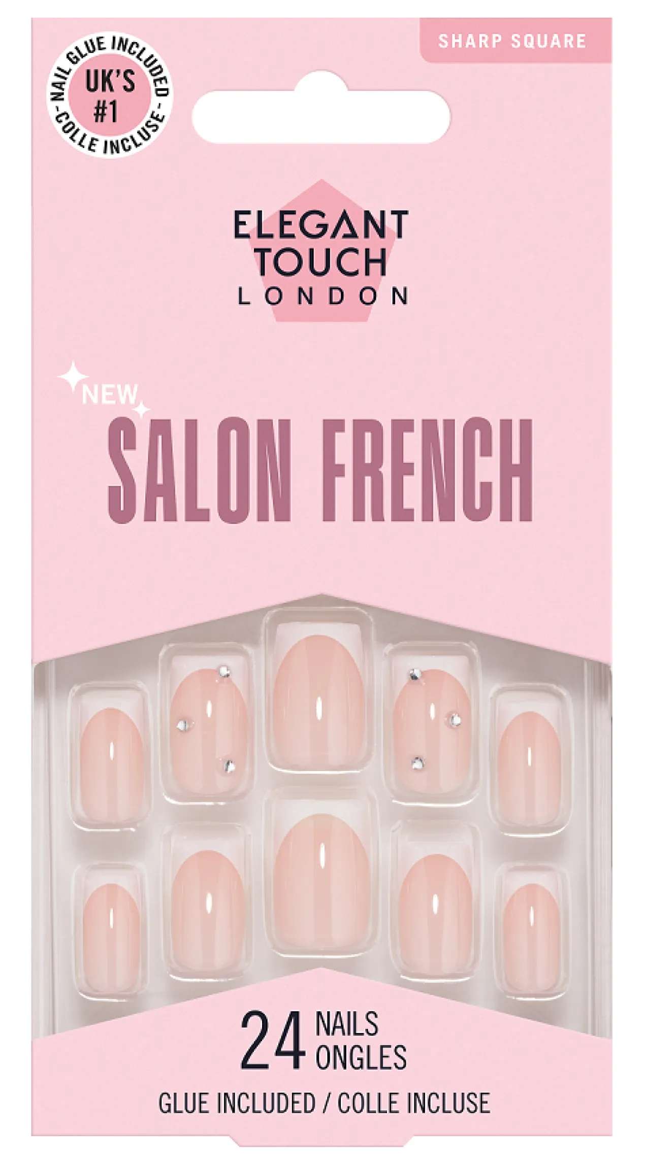 Salon French 188 Unhas Postiças Edição Limitada