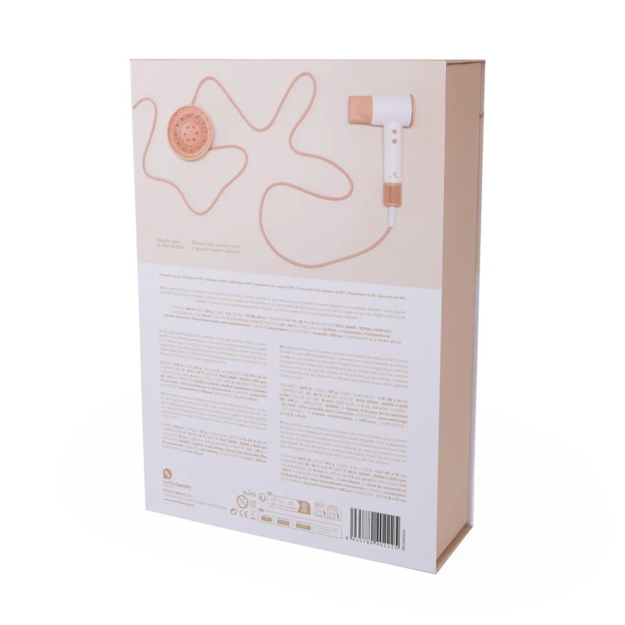 Secador Compacto Profissional Eloria