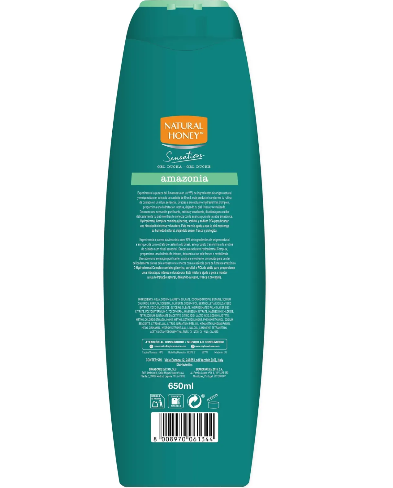 Sensations Gel de Banho Amazónia