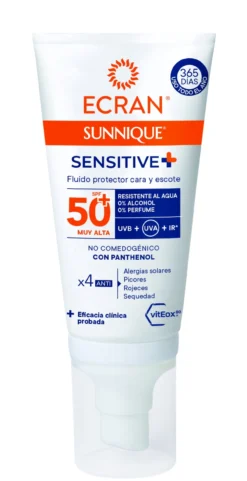Sensitive Protetor Solar Facial e Decote