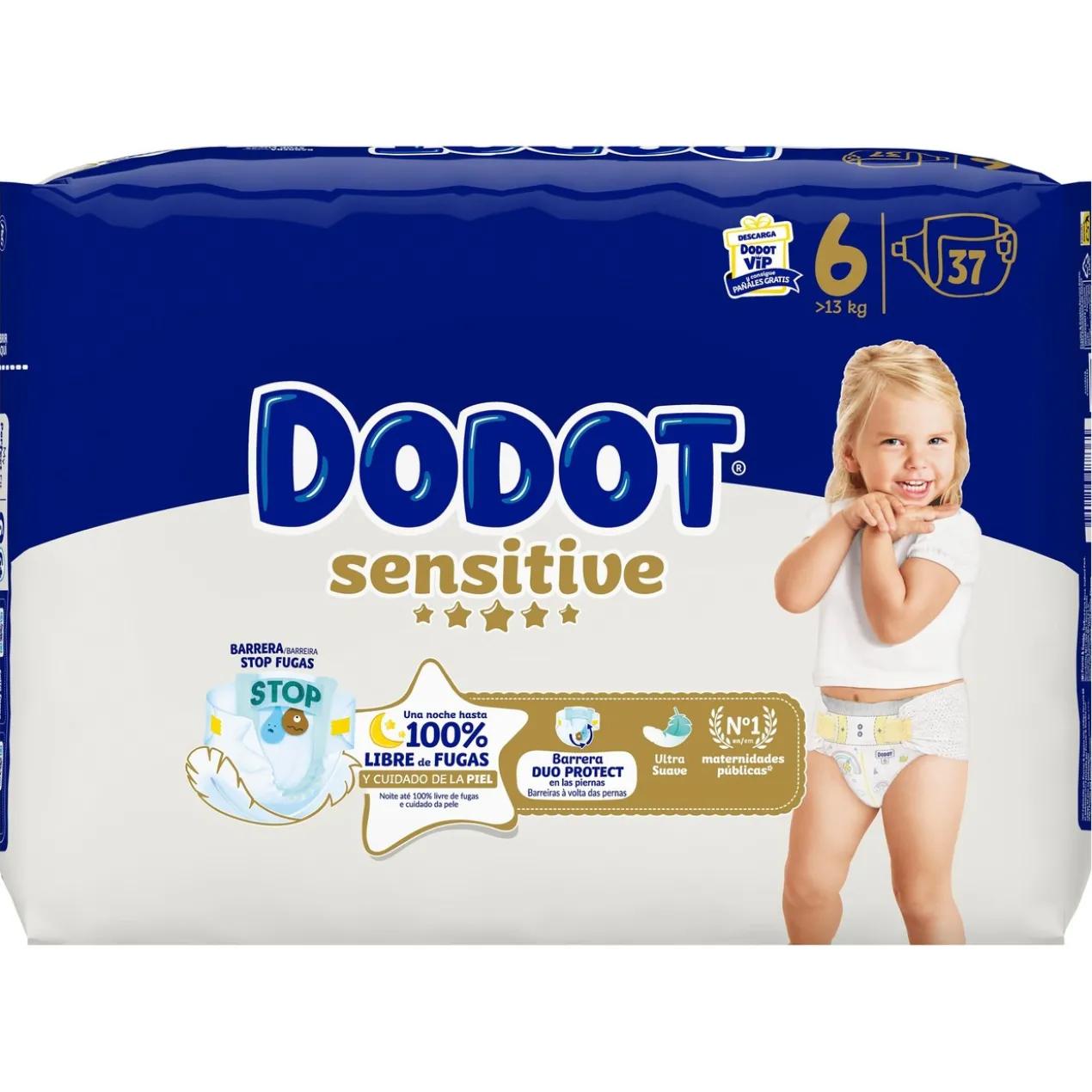 Sensitive Tamanho 6, Fraldas 13 kg