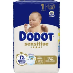 Sensitive Tamanho 1 Fraldas para Bebé 2-5kg