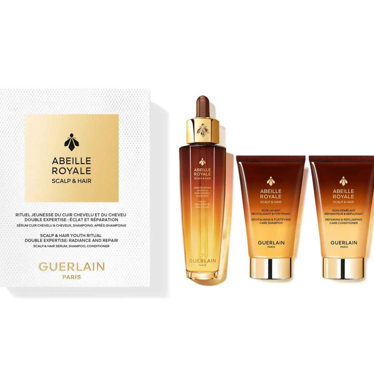 Set Abeille Royale Ritual De Juventude Do Couro Cabeludo e Do Cabelo